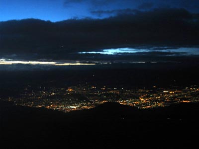 Sunrise Over Quito